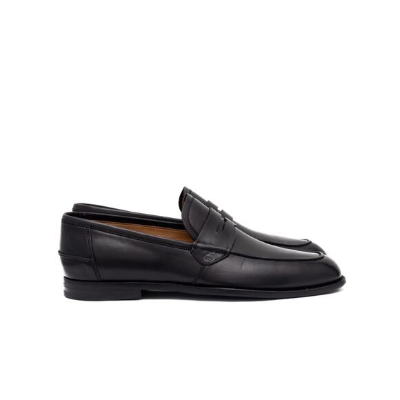 1050$ Gucci Men's GG Interlocking Black Leather Penny Loafers 8 US / 41 - Picture 9 of 16